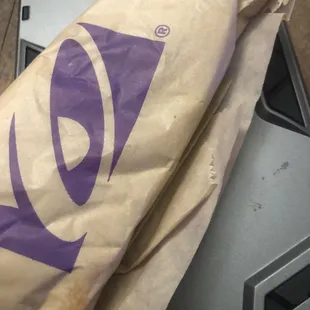 Soft Taco with three sauces. Don't judge the burritos get seven.