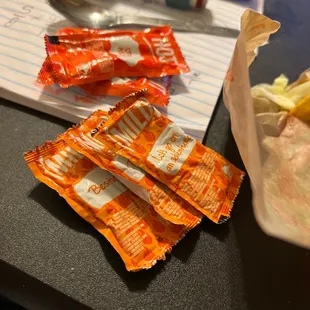 insulting number of sauces