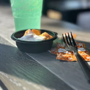 Mild Sauce Packet Cheesy Fiesta Potatoes MTN DEW Baja Blast Zero Sugar