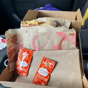 Breakfast Crunchwrap Bacon
