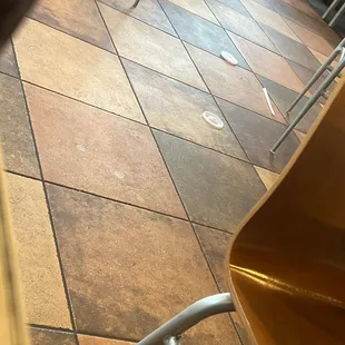 Floor is dirty