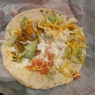 How do you make 3 tacos and put a pinch of meat. Not even a small line. At this point I have a sour cream taco.