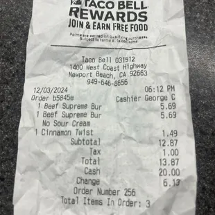 Our burrito not so supreme