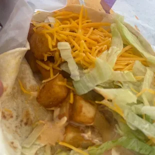 Potato soft taco