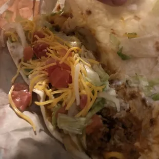 Soft Taco Supreme - photo does it zero justice. Trust me, it was FILLED - which is why I am gonna keep coming back.