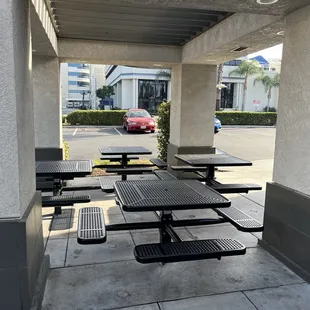 Patio sitting outside