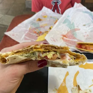 Supreme crunch wrap.... Lacking!