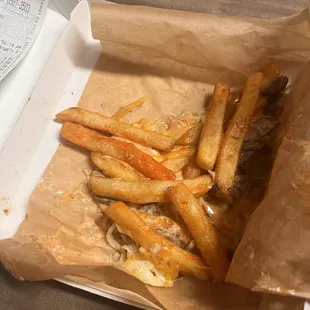 "Grilled cheese fries" lol