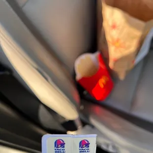 There's the coupon and in the background you can see where I ended up going, which had great service and it's right next-door!