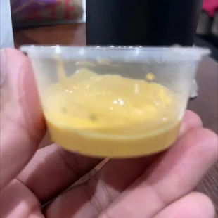 I ordered a Chips and Nacho Cheese Sauce and they barely put any in here lower the price of it if you want to cheap out on the cheese