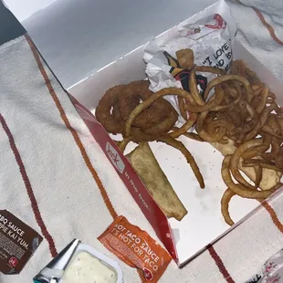 Jacks Fan Favs box &amp; a regular Oreo milkshake (not shown)