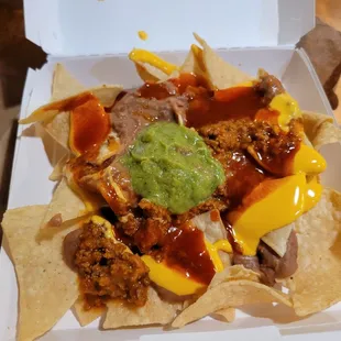 Limited Time menu: Beef Nachos, sans sour cream.