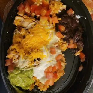 How I received my chicken power bowl. And it was cold.