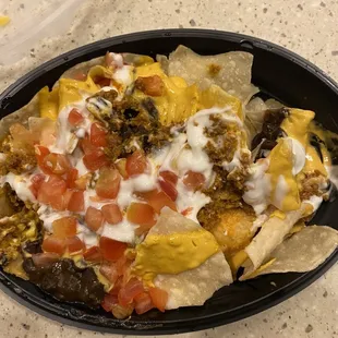 Nachos BellGrande with the Beef. I asked them THREE different times, to make it with NO BEEF.
