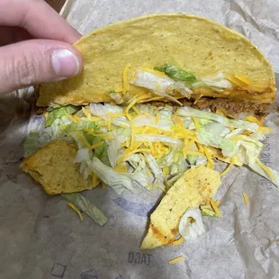 Half a taco??? Where&apos;s the rest tho