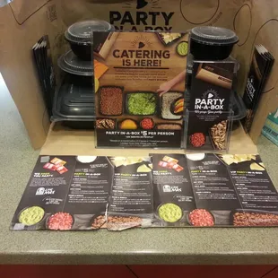 Catering is now available!