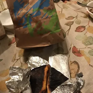 I waited for 25mins total in the drive through line for two Shredded Chicken Mini Quesadilla and this is what I received.   Unbelievable.