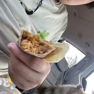 Been cheese Cheesy Bean and Rice Burrito No cheese or jalapeño sauce super good and hot