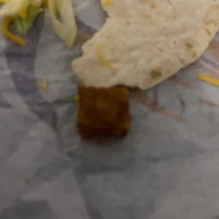 spicy potato taco