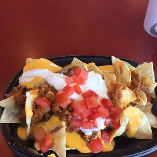nachos, food