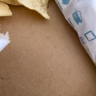 Someone&apos;s hair in my $5 chalupa cravings box... how gross. I&apos;m never coming here ever again.