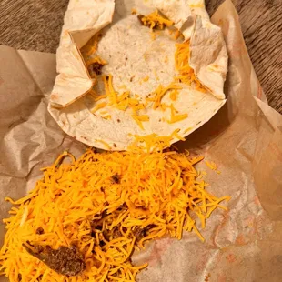 &quot;Bean burrito&quot;