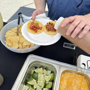 Amazing taco sauces that Should be bottled and sold! Soooo good!