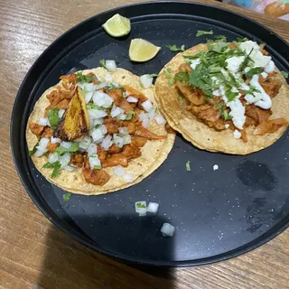 Soy tinga alambre (vegetarian)