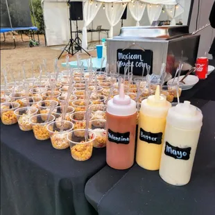 Elote Appetizer for wedding guests