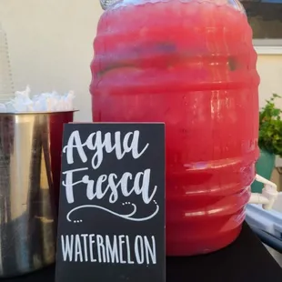 Stay cool with agua fresca made with freshly pureed watermelon.
