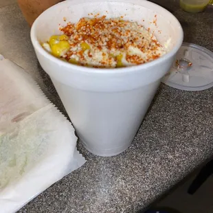 Street corn- very good!