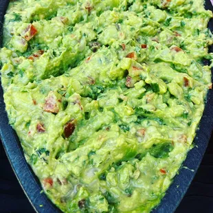 Our Freshly made Guacamole! THE BEST.