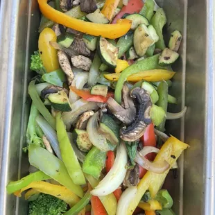 Our grilled veggies