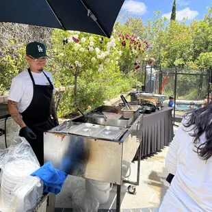 Joshua our Master Taco Chef for the Day!