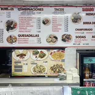 Updated menu