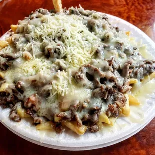 Carne asada fries were dank