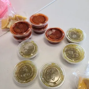 Weak side portion with 30 plus tacos