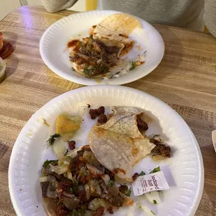 Pastor, chorizo, cabeza