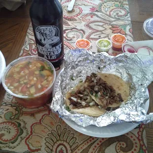 Cocktail,tacos n cold breww..good sunday