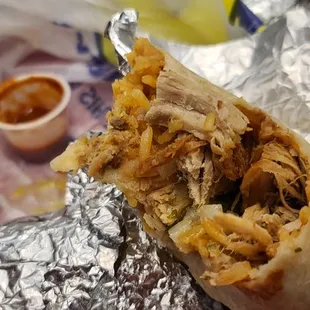 Carnitas burrito