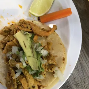 Chicken taco
