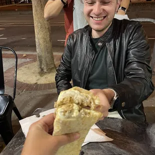 Quesadilla Suiza with Chile verde (pork)