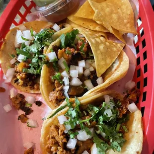 Al pastor vegan tacos