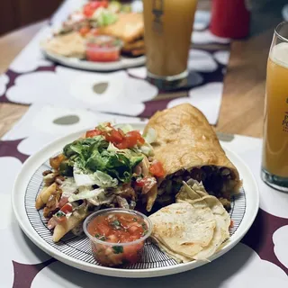 Vegan Chimichanga - Deep Fried