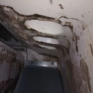 Inside of ice machine