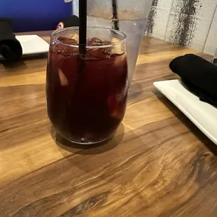 Mix of white and red sangria