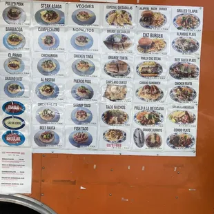 New menu