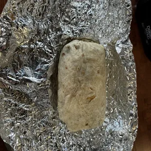 Steak burrito