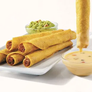 NEW Spicy Pork Flautas made with Guajillo Peppers