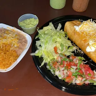 Enchilada de Pollo Combo